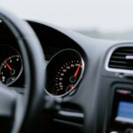 black vehicle dashboard with speedometer on 100 tecnologie automotive Milano