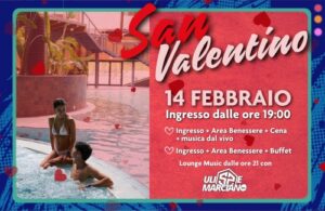 Acquaworld, serata speciale a San Valentino tra relax e divertimento
