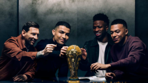 Lego scende in campo con Cristiano Ronaldo, Mbappé, Messi e Vini Jr.