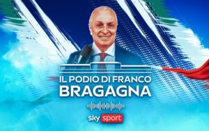 Sky Sport, ritorna il vodcast settimanale “Il Podio di Franco Bragagna”