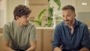 Nuovo episodio della campagna Sky Wifi e Sky TV con Kimi Antonelli al fianco di Alessandro Del Piero